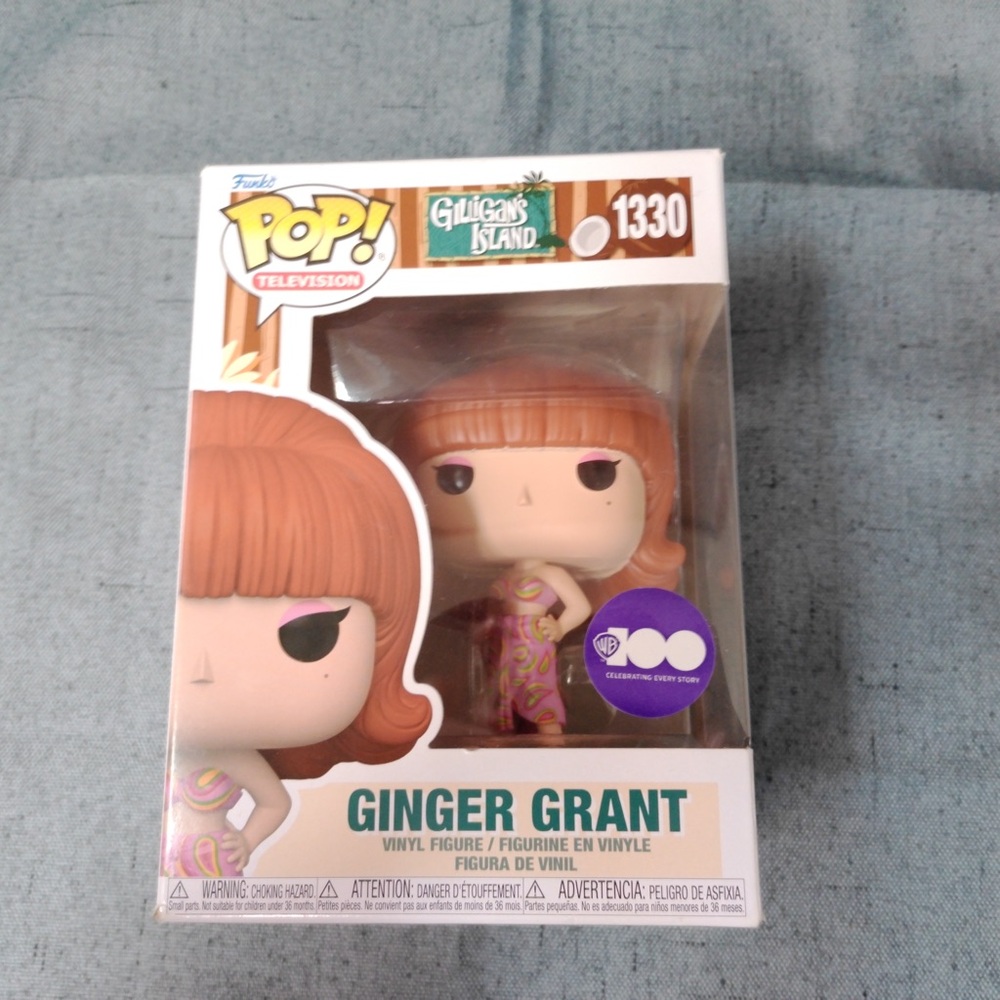 Funko Pop Ginger Grant Vinyl Figure with Brown Hair